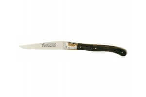 Couteau Laguiole GILLES, manche 12 cm pointe de corne noire