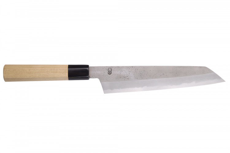 Couteau de chef kiritsuke 21cm japonais artisanal Sakai Kikumori Kikuzuki Rin