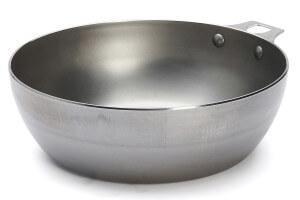 Sauteuse paysanne De Buyer Mineral B Twisty 24cm en acier