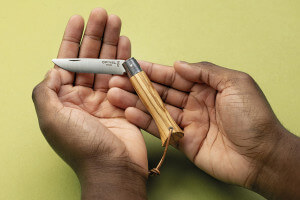 Couteau Opinel Neo6 lame 7cm Opiflex® manche en olivier