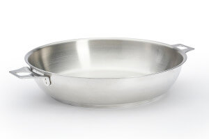 Poêle à frire De Buyer Milady Twisty en acier inoxydable