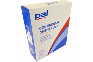 Lot de 10 toques de chef en papier taille réglable 23.5cm