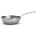 Sauteuse paysanne De Buyer Mineral B Pro 24cm en acier et poignée en fonte d'inox