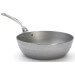 Sauteuse paysanne De Buyer Mineral B Pro 28cm en acier et poignée en fonte d'inox