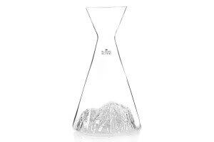 Carafe à eau Alaskan Maker Topographic Mont Blanc en verre cristallin