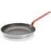 Poêle antiadhésive De Buyer Choc Resto Induction rouge en aluminium