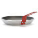 Poêle antiadhésive De Buyer Choc Resto Induction rouge en aluminium