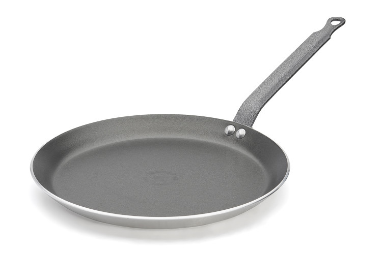 Po&ecirc;le &agrave; cr&ecirc;pes antiadh&eacute;sive De Buyer Choc Resto Induction en aluminium
