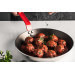 Poêle antiadhésive De Buyer Choc Classic HACCP rouge en aluminium