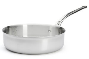 Sauteuse droite De Buyer Affinity en acier inoxydable 5 ply