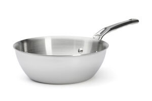 Sauteuse bombée De Buyer Affinity en acier inoxydable 5 ply