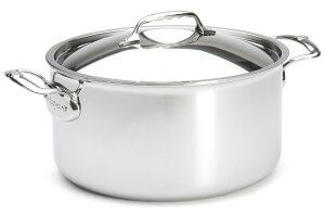 Faitout De Buyer Affinity en acier inoxydable 5 ply avec couvercle