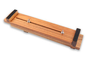 Support évier pour pierre à aiguiser Wusaki en acacia