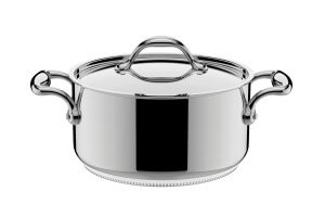 Faitout Lagostina Accademia Lagofusion® en acier inoxydable 18/10 + couvercle