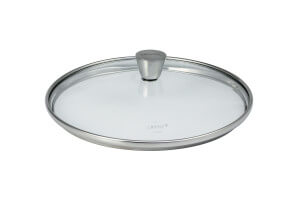 Couvercle Cristel 1826 en verre bombé à pontet en inox