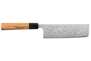 Couteau nakiri 16,5cm japonais artisanal Yuzo Damas VG10