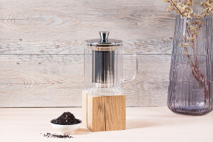 Théière Cristel Breakfast 0,8L en verre borosilicate avec filtre démontable