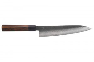 Couteau de chef 21cm japonais Shizu Hamono Gen VG10 damas