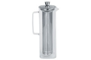 Théière Cristel Long Island 1,5L en verre borosilicate avec filtre démontable
