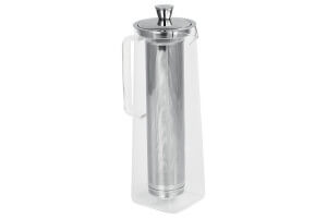 Théière Cristel Long Island 1,5L en verre borosilicate avec filtre démontable