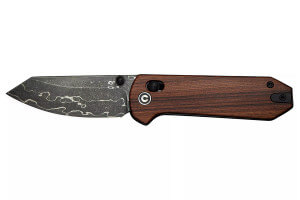 Couteau pliant CIVIVI Yonder Damas C23073BDS1 manche en bois de guibourtia 9,5cm