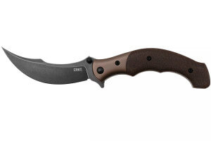 Couteau pliant CRKT Ritual Compact 7465.CR manche 10,2cm en micarta marron