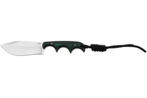 Couteau CRKT Minimalist Nessmuk 2376.CR lame 7,3cm manche en micarta vert + étui
