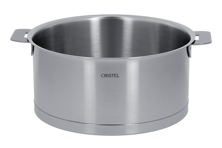 Casserole Cristel Strate Amovible en acier inox 18/10