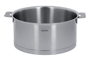 Casserole Cristel Strate Amovible en acier inox 18/10