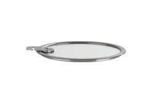 Couvercle plat Cristel Strate Amovible en verre trempé