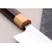 Couteau santoku 16,5cm japonais artisanal Yoshimi Kato SPG Strix V-Tsuchime