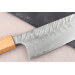 Couteau santoku 16,5cm japonais artisanal Yoshimi Kato SPG Strix V-Tsuchime