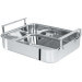 Plat à four Cristel 30x22cm trilaminé en acier inoxydable 18/10