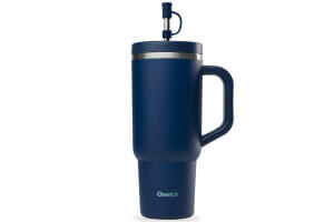 Travel cup isotherme Qwetch Matt inox recyclé 900ml – 8 coloris