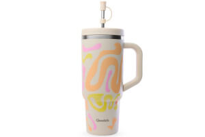 Travel cup isotherme Qwetch Matt inox recyclé 900ml – 8 coloris