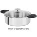 Sauteuse Cristel Mutine amovible en inox 3 plis