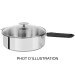 Sauteuse Cristel Mutine amovible en inox 3 plis