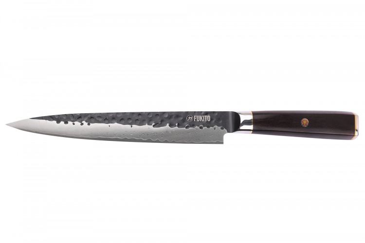 Couteau sujihiki 20cm Fukito &Eacute;b&egrave;ne Damas VG10