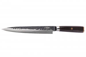 Couteau sujihiki 20cm Fukito Ébène Damas VG10