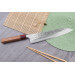 Couteau de chef japonais artisanal Yu Kurosaki Sasame acier cobalt 24cm