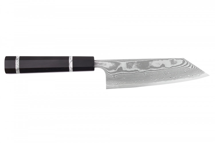 Couteau bunka 16,5cm japonais artisanal Yuzo Kanko Damas SG2