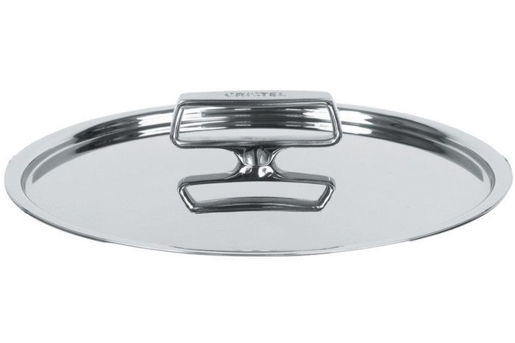 Couvercle Cristel Castel'Pro brillant en acier inoxydable 18/10