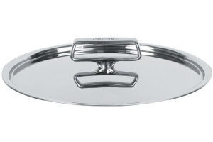 Couvercle Cristel Castel'Pro brillant en acier inoxydable 18/10