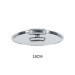 Couvercle Cristel Castel'Pro brillant en acier inoxydable 18/10