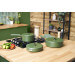 Poêle Cookut La Merveilleuse 28cm en acier inoxydable Steel Green®
