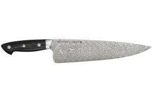 Couteau de chef japonais Zwilling Kramer Euro Stainless 26cm damassé manche en micarta