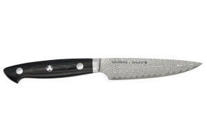 Couteau universel japonais Zwilling Kramer Euro Stainless 12cm damassé manche en micarta