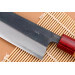 Couteau de chef kiritsuke japonais artisanal Wusaki Yuzo BS2 damas 21cm