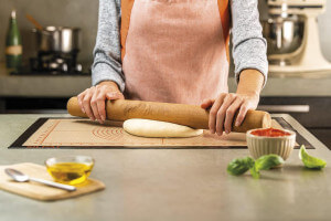 Toile pâtissière graduée Silpat en silicone et toile de verre 58,5x38,5cm