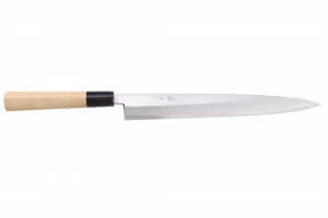 Couteau yanagiba 27cm japonais artisanal Tsunehisa WS2